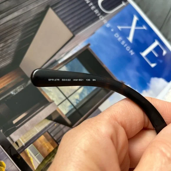 Prada baroque sunglasses SPR27R. Wood and tortoise. - Picture 9 of 9